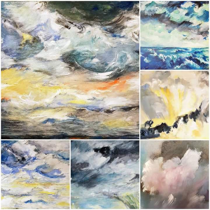 Les nuages en&nbsp;peinture